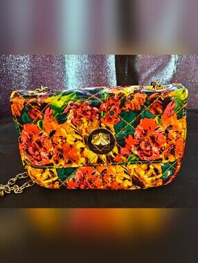 Floral Multicolor Quilted Women's Bag